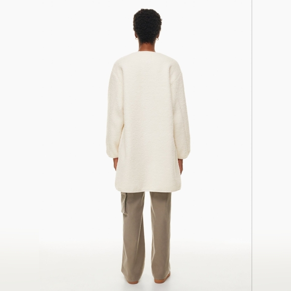 Wilfred Free Sherpa Long Fleece Liner Jacket - Light Birch - M - Picture 12 of 16